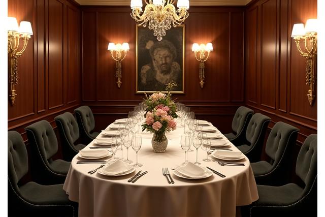 Salle à manger privée élégante